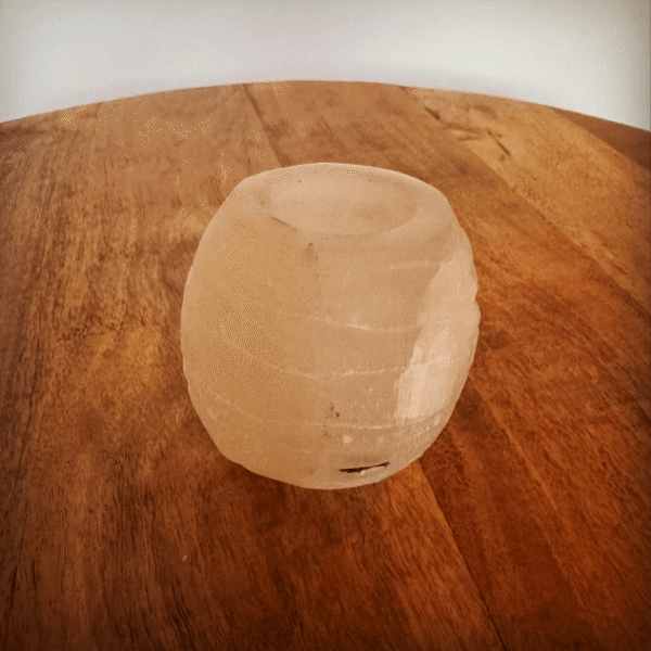 Waxinelichthouder seleniet 2