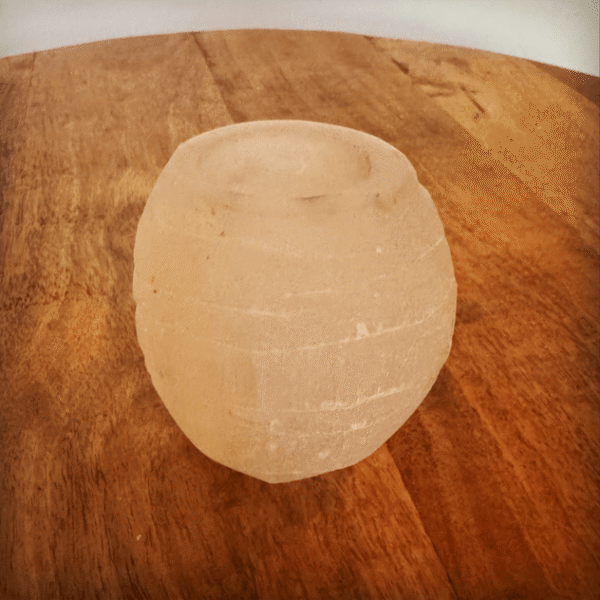 Waxinelichthouder seleniet 3