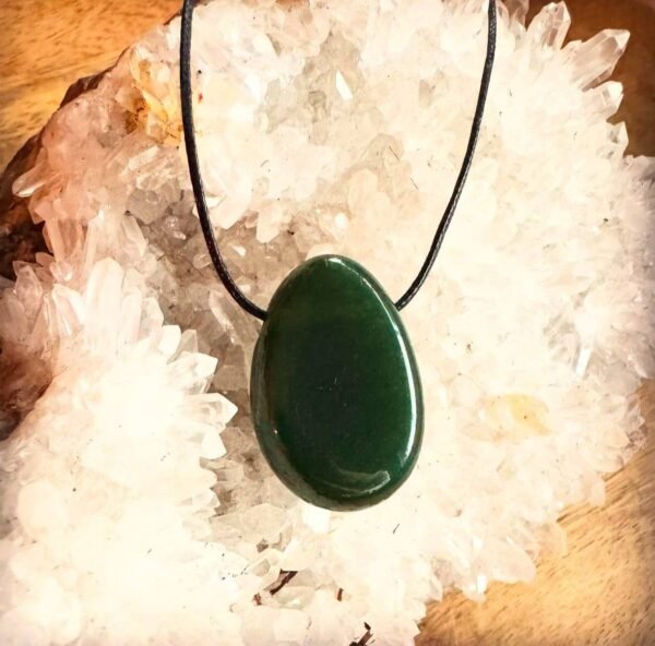 Mosagaat edelsteen hanger (2) Mosagaat edelsteen hanger (2)