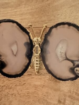 Agaat vlinder (goud) Agaat vlinder (goud)