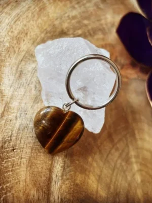 Tijgeroog edelsteen hanger hart Tijgeroog edelsteen hanger hart