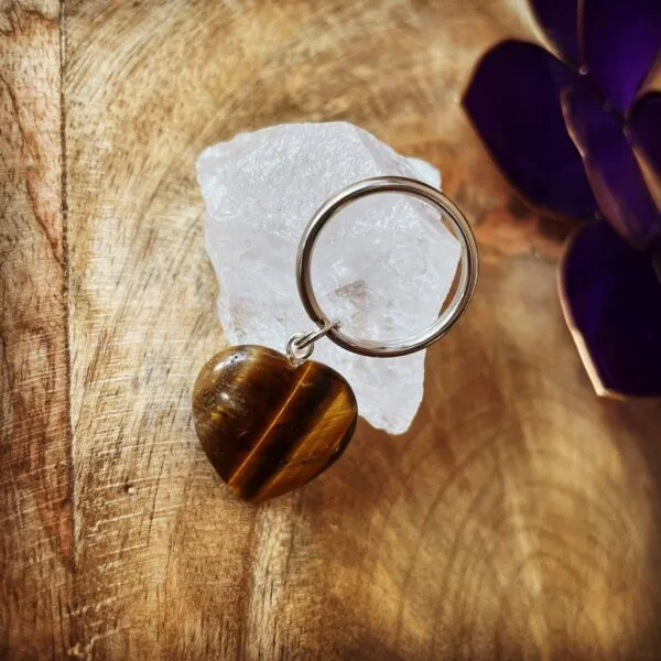 Tijgeroog edelsteen hanger hart Tijgeroog edelsteen hanger hart